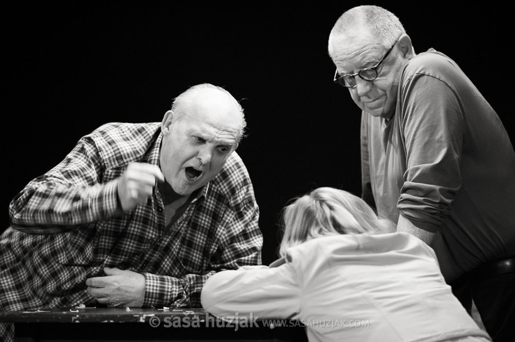 Radko Polič, Milena Zupančič and Dušan Jovanović @ SNG Drama Ljubljana, Ljubljana (Slovenia) <em>Photo: © Saša Huzjak</em>