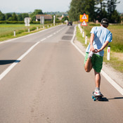 Stretching on the road @ Skejtaj s srcem, Dolga vas - Izola (Slovenia), 20/05 > 26/05/2013 <em>Photo: © Saša Huzjak</em>