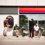 At the petrol station @ Skejtaj s srcem, Dolga vas - Izola (Slovenia), 20/05 > 26/05/2013 <em>Photo: © Saša Huzjak</em>