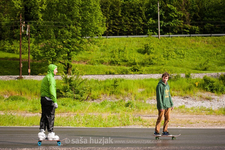 New vs. old skate style @ Skejtaj s srcem, Dolga vas - Izola (Slovenia), 20/05 > 26/05/2013 <em>Photo: © Saša Huzjak</em>