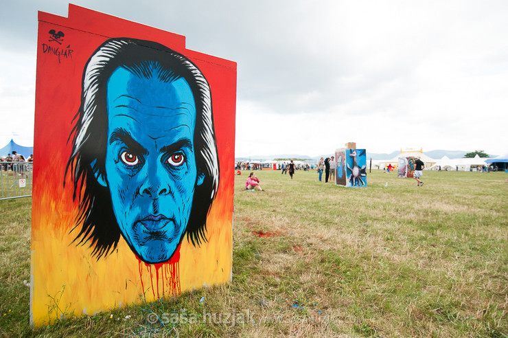 Nick Cave at the Bažant Pohoda festival 2013 @ Bažant Pohoda festival, Trenčín (Slovakia), 11/07 > 13/07/2013 <em>Photo: © Saša Huzjak</em>