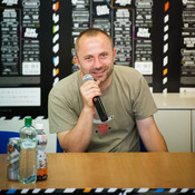 Press conference: Michal Kaščák, director of the Bažant Pohoda festival @ Bažant Pohoda festival, Trenčín (Slovakia), 11/07 > 13/07/2013 <em>Photo: © Saša Huzjak</em>