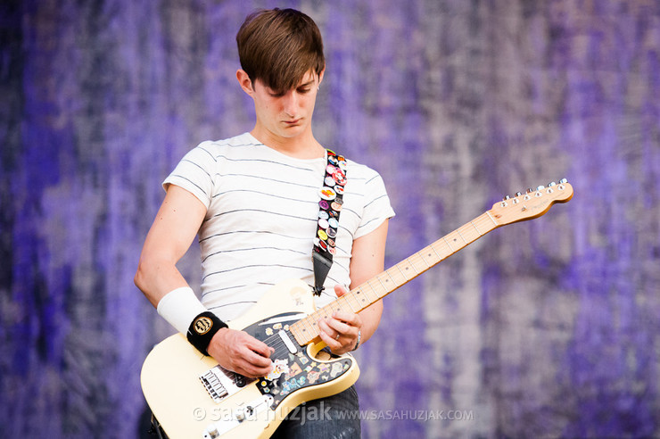 Russell Lissack (Bloc Party) @ Bažant Pohoda festival, Trenčín (Slovakia), 11/07 > 13/07/2013 <em>Photo: © Saša Huzjak</em>