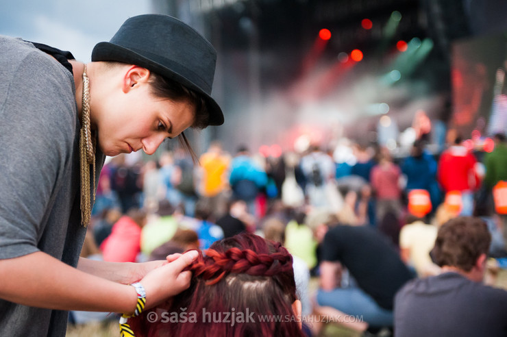 At the festival @ Bažant Pohoda festival, Trenčín (Slovakia), 11/07 > 13/07/2013 <em>Photo: © Saša Huzjak</em>
