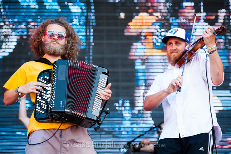 The Lemon Bucket Orkestra @ Bažant Pohoda festival, Trenčín (Slovakia), 11/07 > 13/07/2013 <em>Photo: © Saša Huzjak</em>