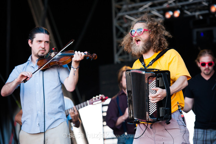 The Lemon Bucket Orkestra @ Bažant Pohoda festival, Trenčín (Slovakia), 11/07 > 13/07/2013 <em>Photo: © Saša Huzjak</em>