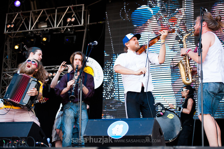 The Lemon Bucket Orkestra @ Bažant Pohoda festival, Trenčín (Slovakia), 11/07 > 13/07/2013 <em>Photo: © Saša Huzjak</em>