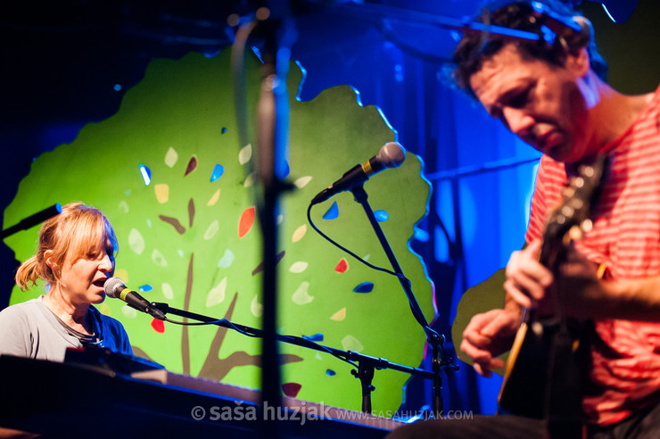 Georgia Hubley and Ira Kaplan (Yo La Tengo) @ Tvornica kulture, Zagreb (Croatia), 08/11/2013 <em>Photo: © Saša Huzjak</em>