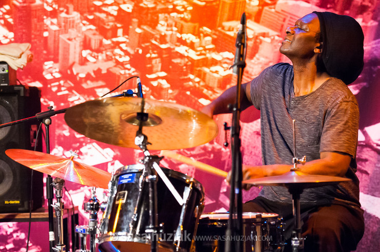 Hamid Drake (Luc Ex' Assemblée) @ Narodni dom Maribor, Mali oder, Maribor (Slovenia), 14/11/2013 <em>Photo: © Saša Huzjak</em>