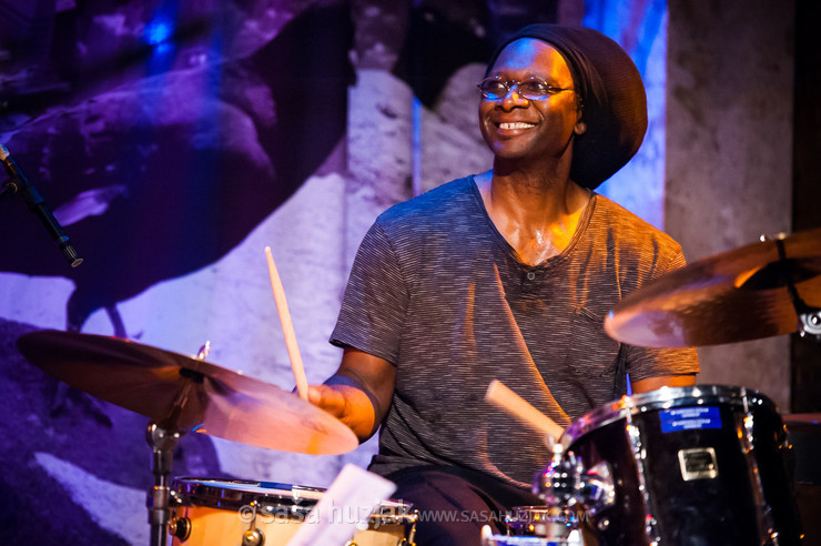 Hamid Drake (Luc Ex' Assemblée) @ Narodni dom Maribor, Mali oder, Maribor (Slovenia), 14/11/2013 <em>Photo: © Saša Huzjak</em>