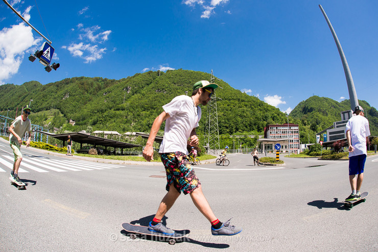 Skejtaj s srcem 2014 (Skate with your heart) humanitarian project @ Skejtaj s srcem 2014, Zasavje (Slovenia), 24/05/2014 <em>Photo: © Saša Huzjak</em>