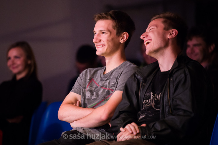 Audience enjoying stand-up comedy @ Festival Lent, Maribor (Slovenia), 20/06 > 05/07/2014 <em>Photo: © Saša Huzjak</em>