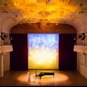 Urška Orešič, voice, piano; Barbara Upelj, violin @ Festival Lent, Maribor (Slovenia), 20/06 > 05/07/2014 <em>Photo: © Saša Huzjak</em>