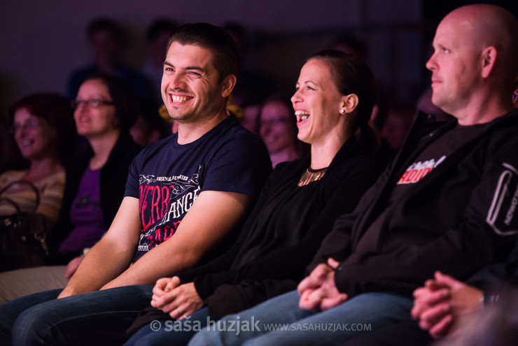 Audience enjoying stand-up comedy @ Festival Lent, Maribor (Slovenia), 20/06 > 05/07/2014 <em>Photo: © Saša Huzjak</em>