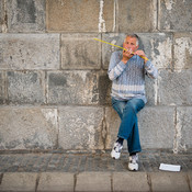 Street musician @ Festival Lent, Maribor (Slovenia), 20/06 > 05/07/2014 <em>Photo: © Saša Huzjak</em>