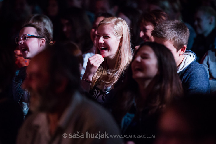 Audience enjoying stand-up comedy @ Festival Lent, Maribor (Slovenia), 20/06 > 05/07/2014 <em>Photo: © Saša Huzjak</em>