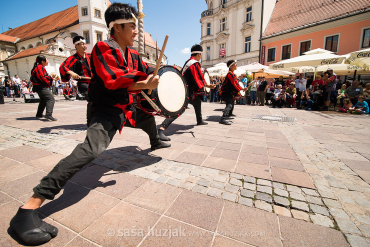 SANYO Daiko Dan (Hiroshima, Japan) @ Festival Lent, Maribor (Slovenia), 20/06 > 05/07/2014 <em>Photo: © Saša Huzjak</em>
