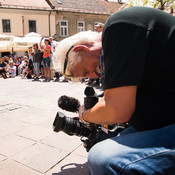 Cameraman at work @ Festival Lent, Maribor (Slovenia), 20/06 > 05/07/2014 <em>Photo: © Saša Huzjak</em>