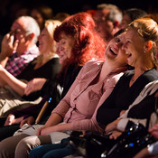 Audience at Udar po moško 2 show @ Festival Lent, Maribor (Slovenia), 20/06 > 05/07/2014 <em>Photo: © Saša Huzjak</em>