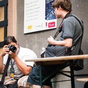 Photographers taking a moment for resting @ Festival Lent, Maribor (Slovenia), 20/06 > 05/07/2014 <em>Photo: © Saša Huzjak</em>