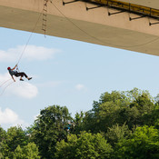 Rope swing @ Festival Lent, Maribor (Slovenia), 20/06 > 05/07/2014 <em>Photo: © Saša Huzjak</em>