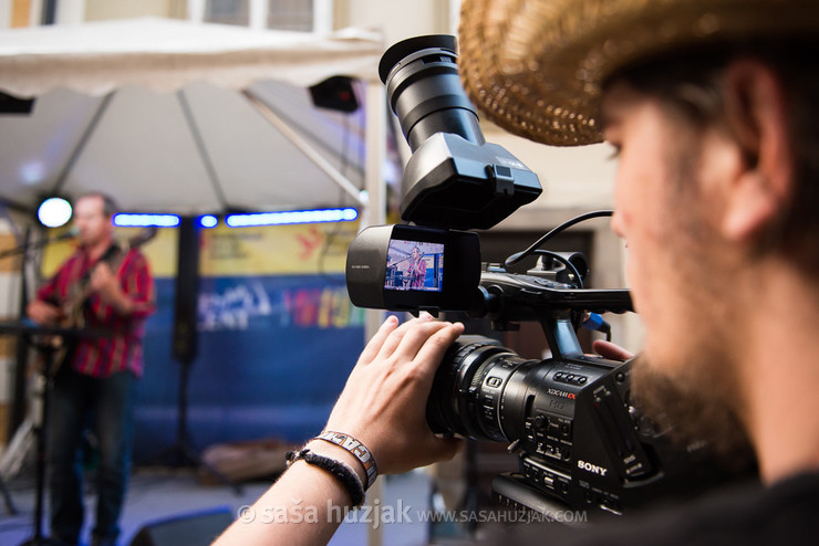 Filming Peter Andrej @ Festival Lent, Maribor (Slovenia), 20/06 > 05/07/2014 <em>Photo: © Saša Huzjak</em>