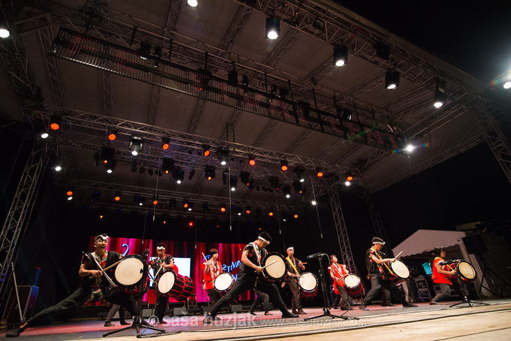 SANYO Daiko Dan (Hiroshima, Japan) @ Festival Lent, Maribor (Slovenia), 20/06 > 05/07/2014 <em>Photo: © Saša Huzjak</em>