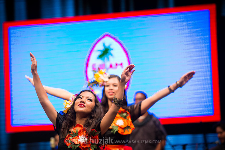 National Folk Dance Ensemble of Guam (Merizo, Guam) @ Festival Lent, Maribor (Slovenia), 20/06 > 05/07/2014 <em>Photo: © Saša Huzjak</em>