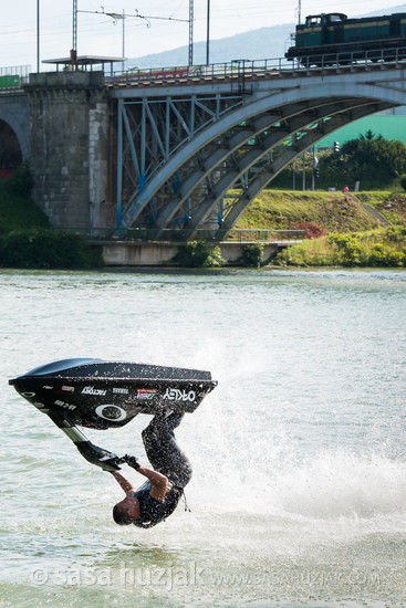 Jet ski Freestyle @ Festival Lent, Maribor (Slovenia), 20/06 > 05/07/2014 <em>Photo: © Saša Huzjak</em>