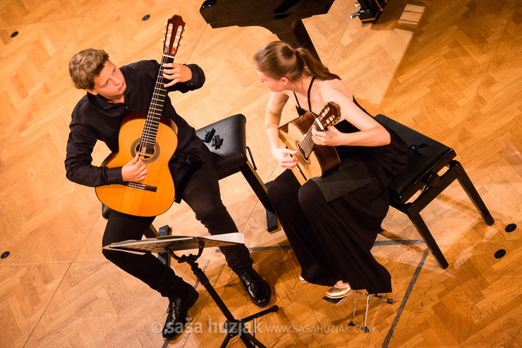 Guitar duo Katja Veronika and Valentin Novak @ Festival Lent, Maribor (Slovenia), 20/06 > 05/07/2014 <em>Photo: © Saša Huzjak</em>