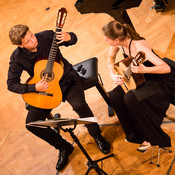 Guitar duo Katja Veronika and Valentin Novak @ Festival Lent, Maribor (Slovenia), 20/06 > 05/07/2014 <em>Photo: © Saša Huzjak</em>