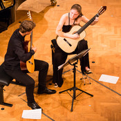 Guitar duo Katja Veronika and Valentin Novak @ Festival Lent, Maribor (Slovenia), 20/06 > 05/07/2014 <em>Photo: © Saša Huzjak</em>