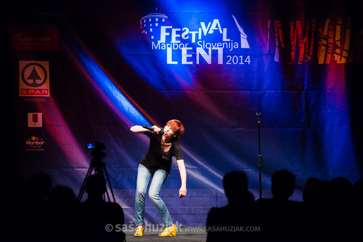 Mariana Arandjelović @ Festival Lent, Maribor (Slovenia), 20/06 > 05/07/2014 <em>Photo: © Saša Huzjak</em>