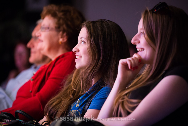 Audience enjoying stand-up comedy @ Festival Lent, Maribor (Slovenia), 20/06 > 05/07/2014 <em>Photo: © Saša Huzjak</em>