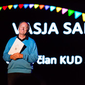 Vasja Samec, honourable member of KUD Študent - Mosaic of History: 50 years of KUD Študent @ Festival Lent, Maribor (Slovenia), 20/06 > 05/07/2014 <em>Photo: © Saša Huzjak</em>