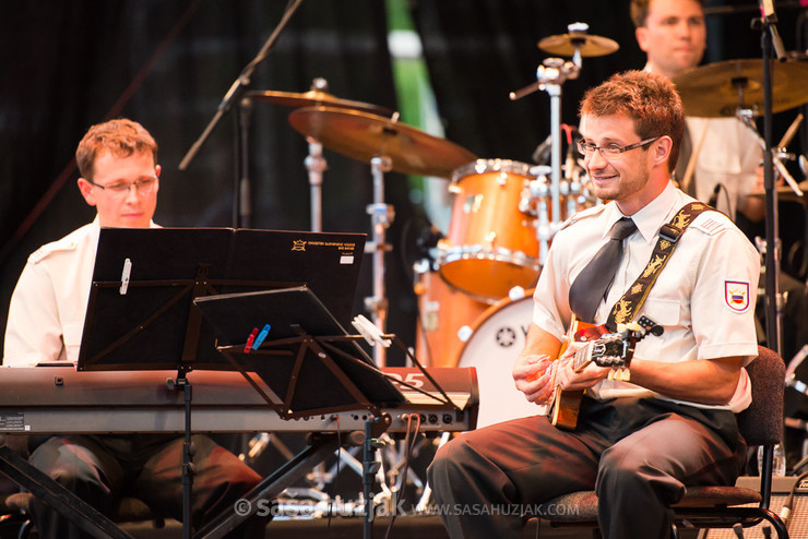 Big Band Orkestra Slovenske vojske (Big Band of the Slovenian Armed Forces Orchestra) @ Festival Lent, Maribor (Slovenia), 20/06 > 05/07/2014 <em>Photo: © Saša Huzjak</em>
