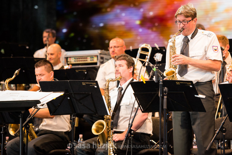 Big Band Orkestra Slovenske vojske (Big Band of the Slovenian Armed Forces Orchestra) @ Festival Lent, Maribor (Slovenia), 20/06 > 05/07/2014 <em>Photo: © Saša Huzjak</em>