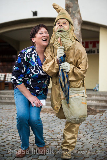 Living statue @ Festival Lent, Maribor (Slovenia), 20/06 > 05/07/2014 <em>Photo: © Saša Huzjak</em>