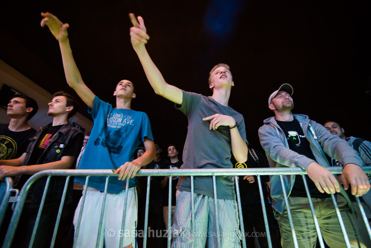 Bad Copy fans @ Festival Lent, Maribor (Slovenia), 20/06 > 05/07/2014 <em>Photo: © Saša Huzjak</em>
