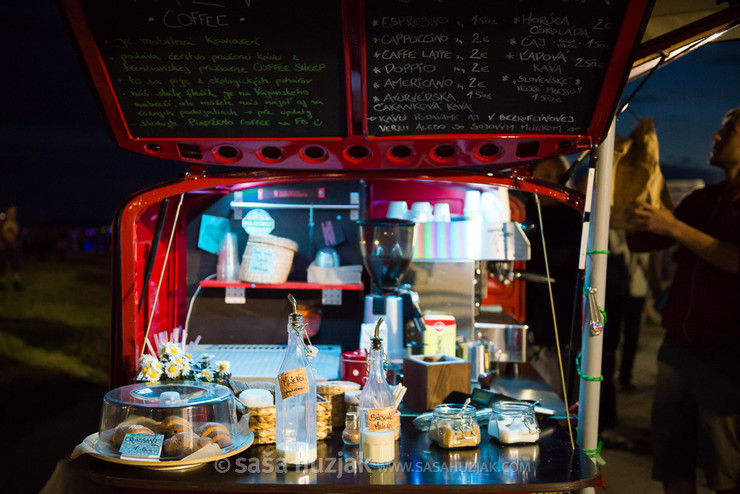 Mobile coffee shop @ Bažant Pohoda festival, Trenčín (Slovakia), 10/07 > 12/07/2014 <em>Photo: © Saša Huzjak</em>