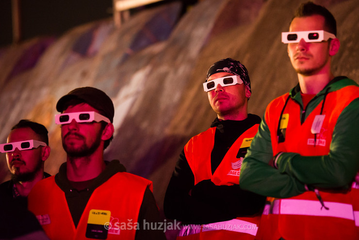 Kraftwerk 3D fans @ Bažant Pohoda festival, Trenčín (Slovakia), 10/07 > 12/07/2014 <em>Photo: © Saša Huzjak</em>