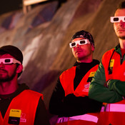 Kraftwerk 3D fans @ Bažant Pohoda festival, Trenčín (Slovakia), 10/07 > 12/07/2014 <em>Photo: © Saša Huzjak</em>