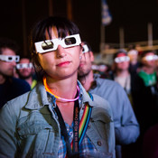 Kraftwerk 3D fans @ Bažant Pohoda festival, Trenčín (Slovakia), 10/07 > 12/07/2014 <em>Photo: © Saša Huzjak</em>