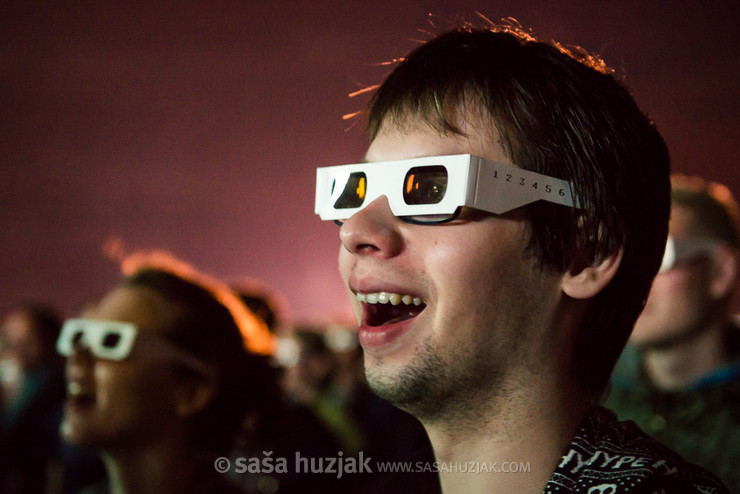 3D Fan(s) - Kraftwerk @ Bažant Pohoda festival, Trenčín (Slovakia), 2014 <em>Photo: © Saša Huzjak</em>