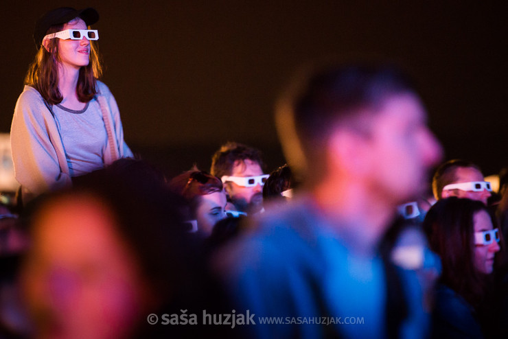 Kraftwerk 3D fans @ Bažant Pohoda festival, Trenčín (Slovakia), 10/07 > 12/07/2014 <em>Photo: © Saša Huzjak</em>