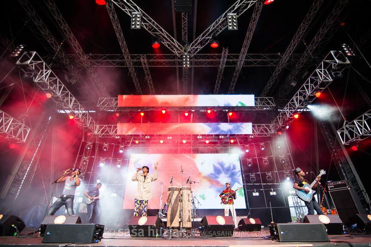 Jupiter & Okwess International @ Bažant Pohoda festival, Trenčín (Slovakia), 10/07 > 12/07/2014 <em>Photo: © Saša Huzjak</em>