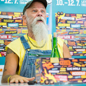 Seasick Steve press conference @ Bažant Pohoda festival, Trenčín (Slovakia), 10/07 > 12/07/2014 <em>Photo: © Saša Huzjak</em>