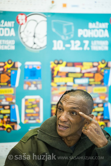 Tricky, press conference @ Bažant Pohoda festival, Trenčín (Slovakia), 10/07 > 12/07/2014 <em>Photo: © Saša Huzjak</em>