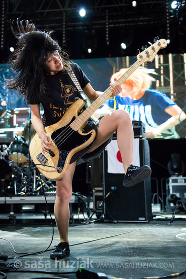 Hiromi "hirohiro" Sagane (Tricot) @ Bažant Pohoda festival, Trenčín (Slovakia), 10/07 > 12/07/2014 <em>Photo: © Saša Huzjak</em>