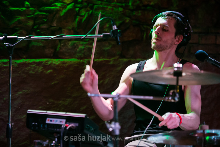 Jure Lavrin (Nina Bulatovix) @ Jazz klub Satchmo, Maribor (Slovenia), 06/02/2015 <em>Photo: © Saša Huzjak</em>